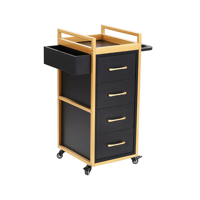HZ2069BK / HZ2069W Itim at gintong beauty salon trolley cart