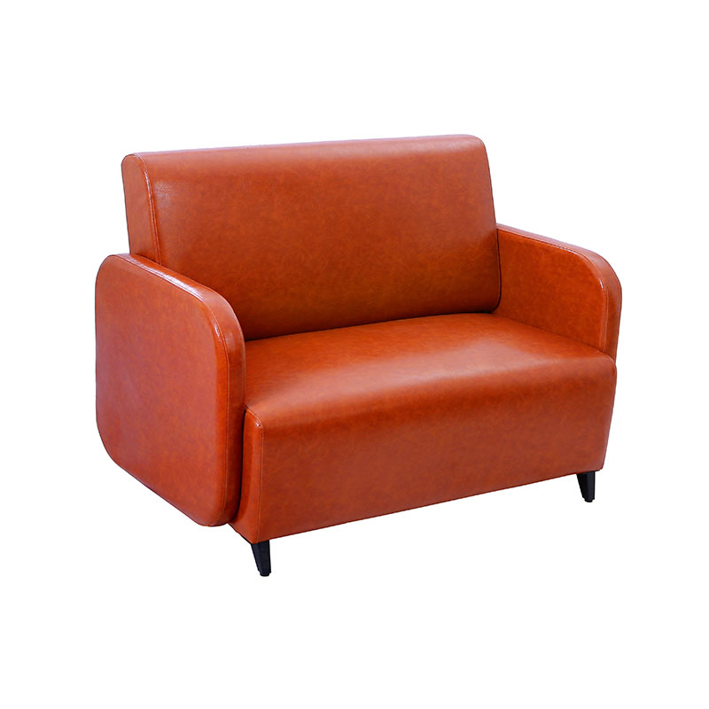 HZ7020 Red brown salon waiting bench