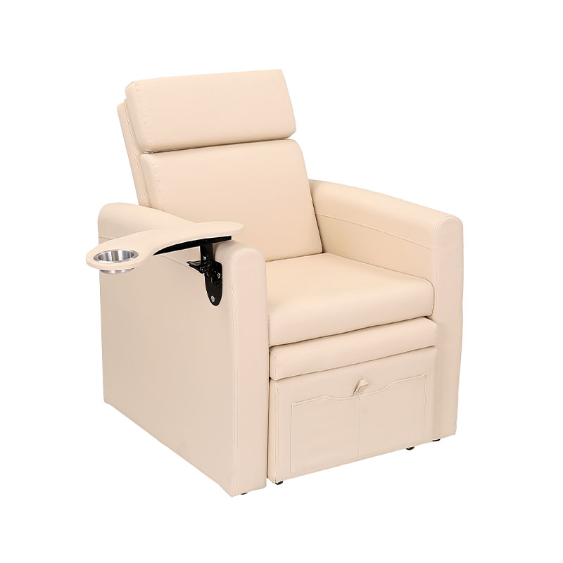 HZ1013 Electric pedicure chair adjustable backrest, movable cup holder at nakatagong storage platform