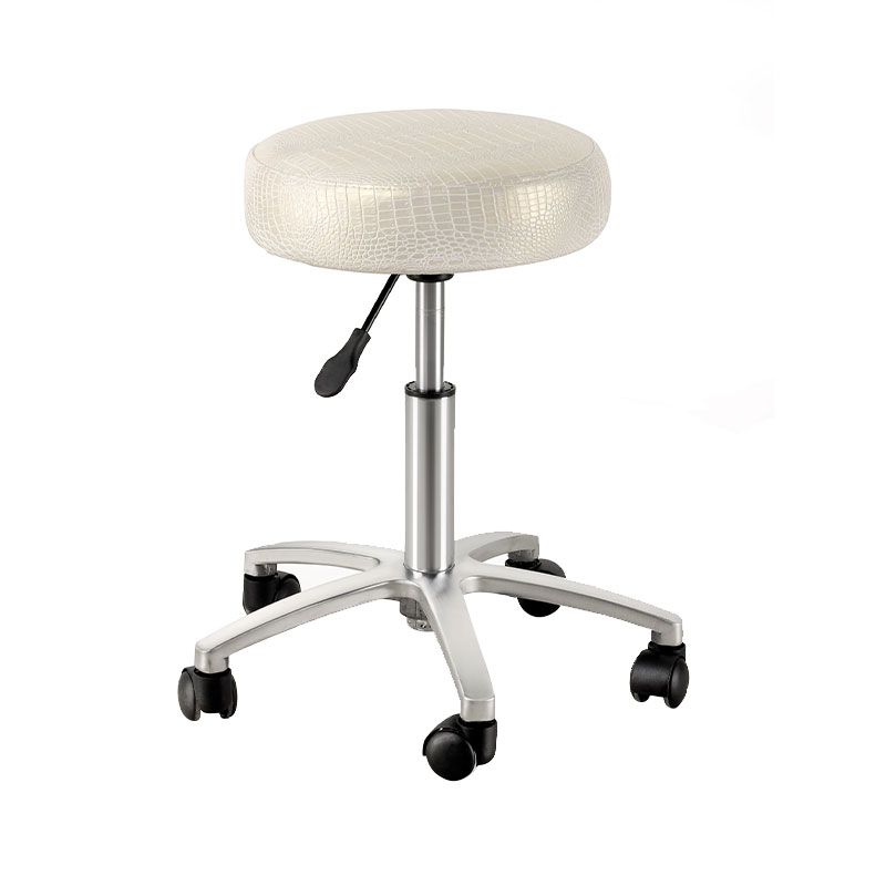 HZ6002 Grey leather seat nail salon stool