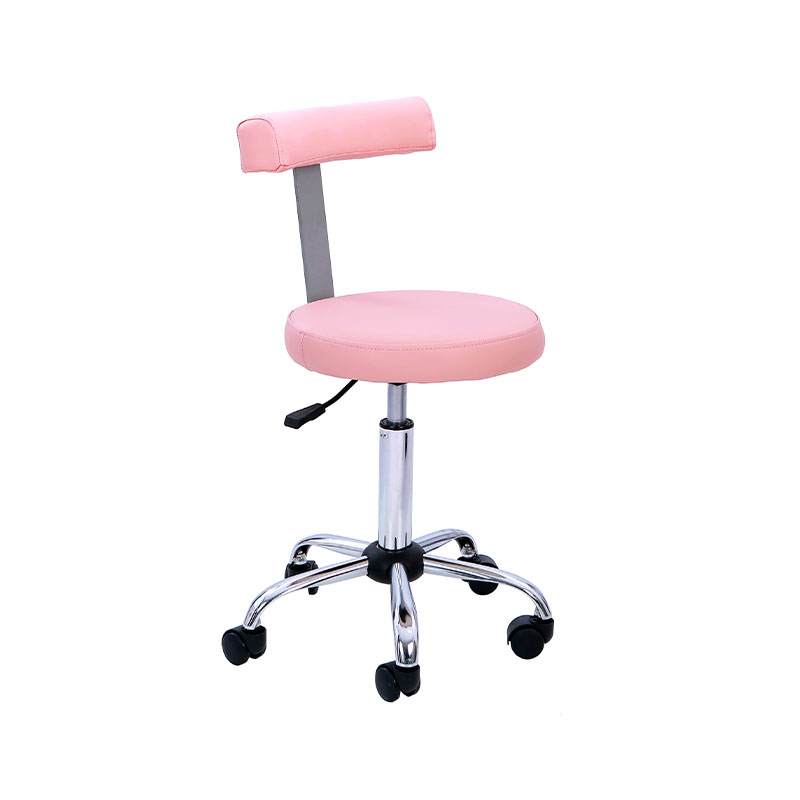 HZ6005BK / HZ6005Y / HZ6005PK / HZ6005WH Hydraulic adjustable salon stool na may backrest