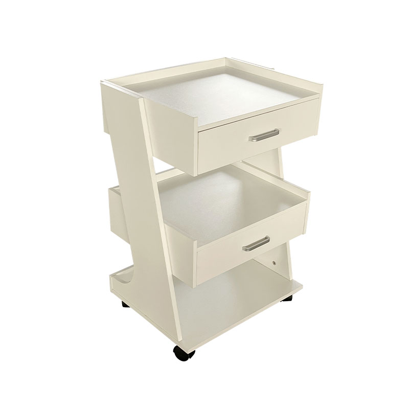 HZ2082BK / HZ2082 Salon trolley cart na may mga gulong rolling cart istasyon ng barbero na may mga drawer