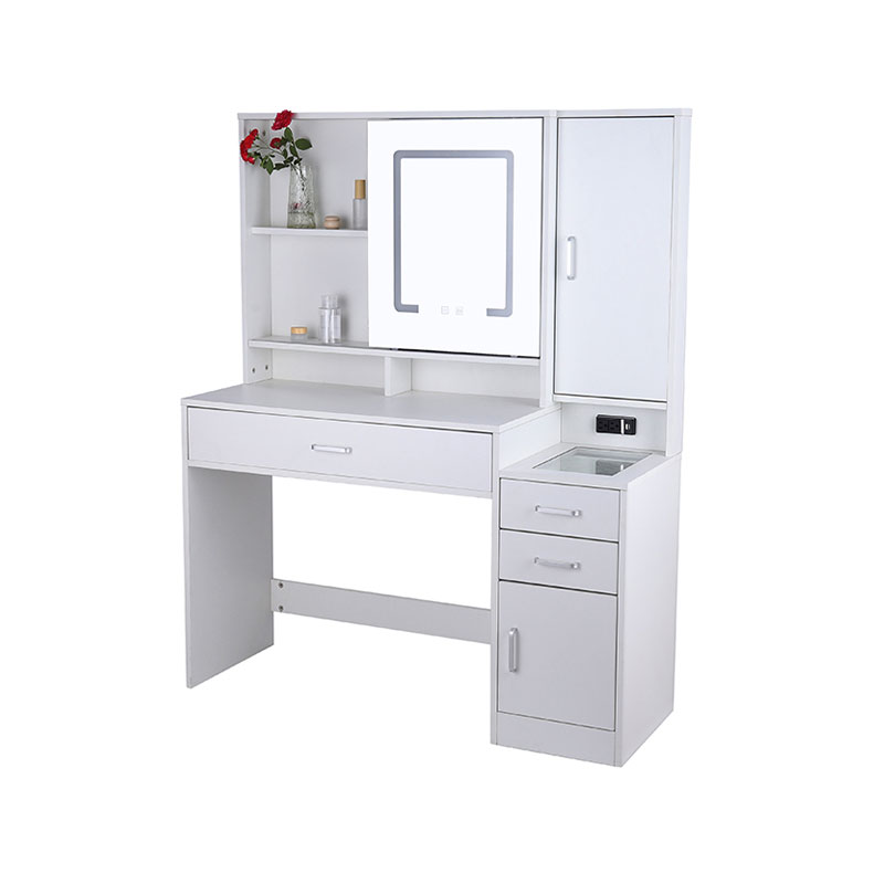HZ3042 Vanity desk na may salamin at mga ilaw