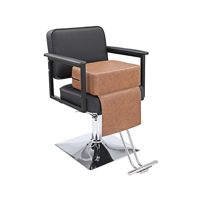HZ8101BR / HZ8101GR / HZ8101 Mga bata na leather cushion oversize barber salon booster seat