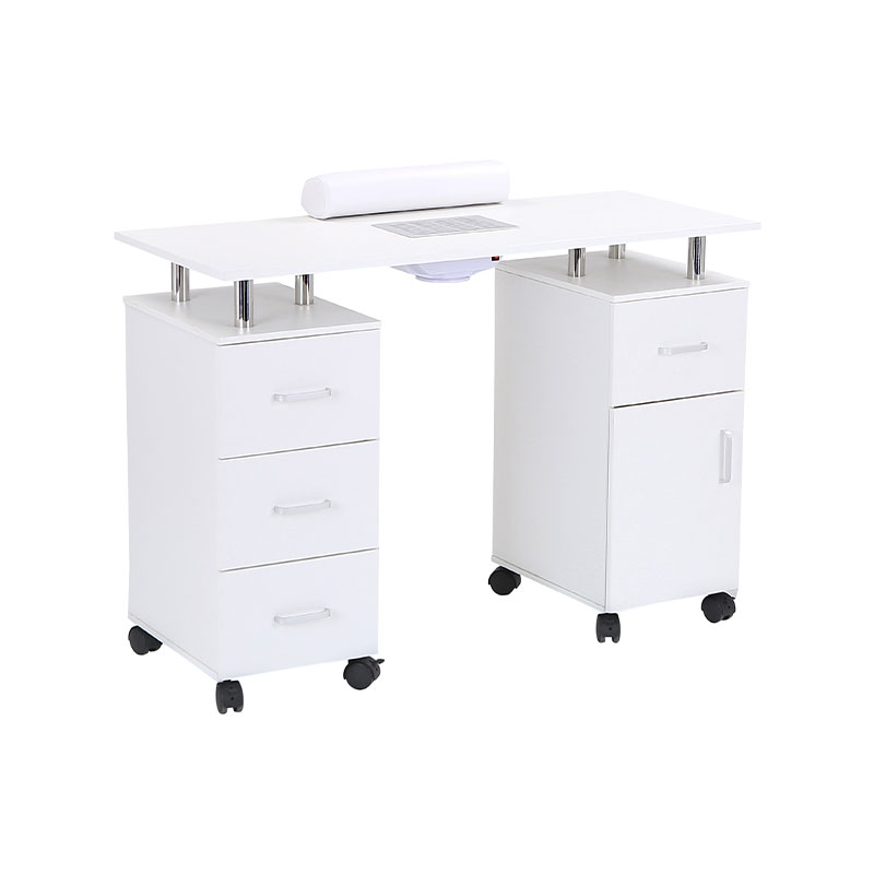 HZ2051BW / HZ2051BP Nail table beauty salon tech station