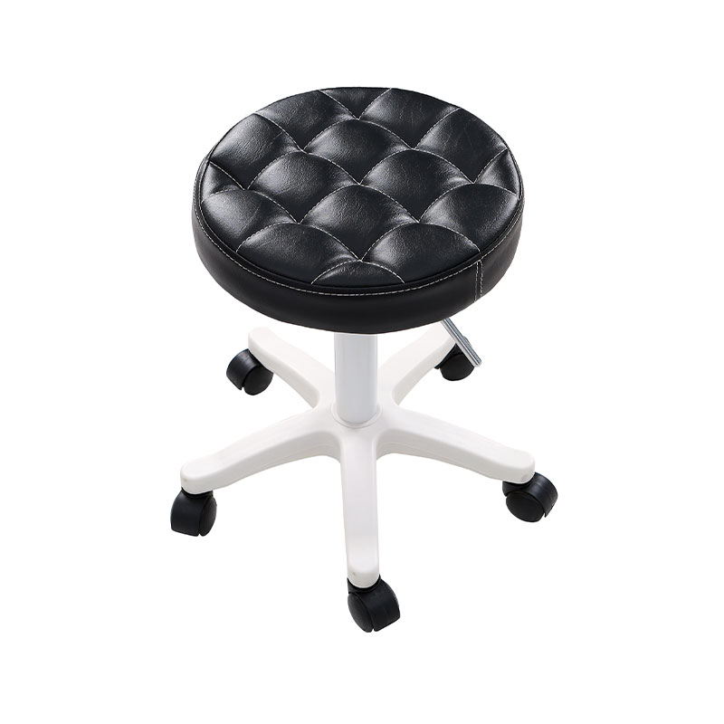 HZ6011BK / HZ6011WH 360° Swivel rolling chair para sa barber salon