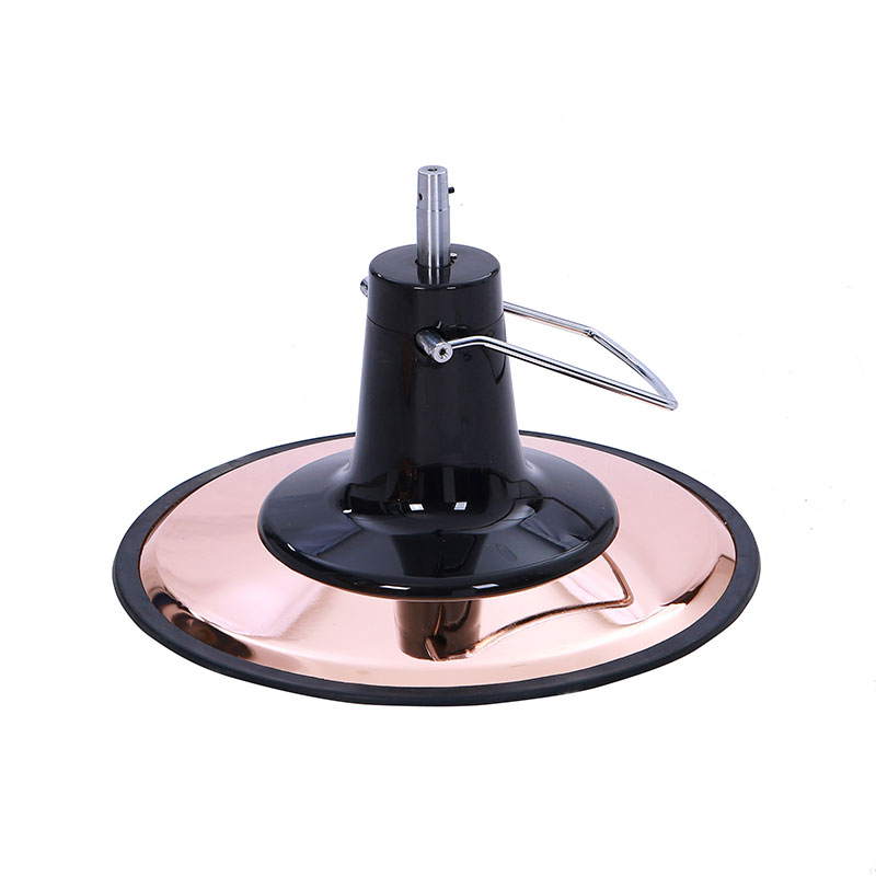 HZ22PB Vintage barber chair hydraulic pump na may baseng rosas na ginto