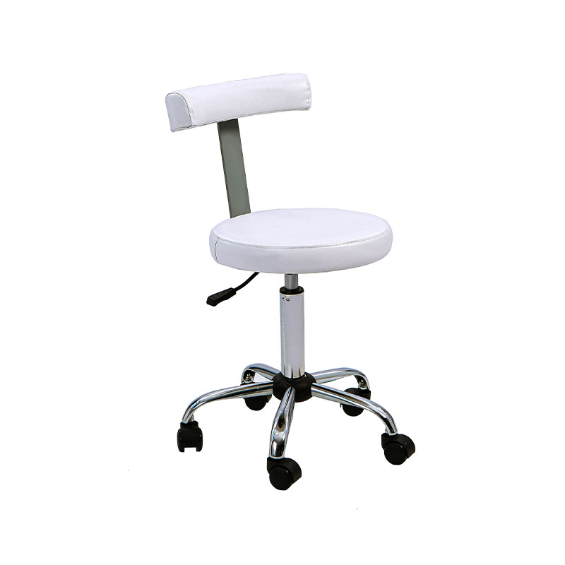 HZ6005BK / HZ6005Y / HZ6005PK / HZ6005WH Hydraulic adjustable salon stool na may backrest