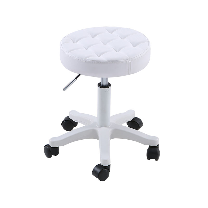 HZ6011BK / HZ6011WH 360° Swivel rolling chair para sa barber salon
