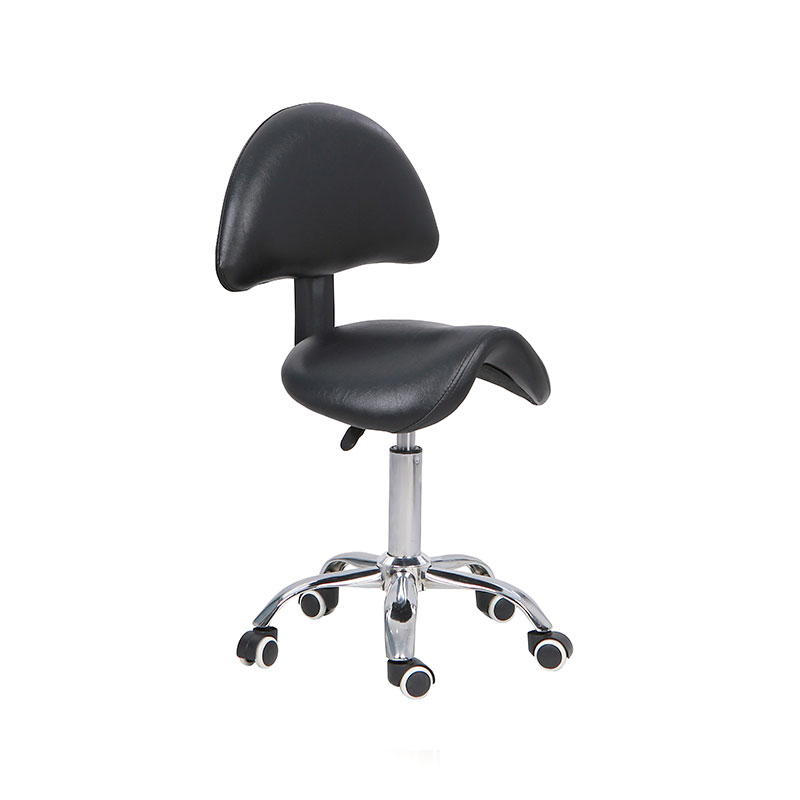 HZ6001 / HZ6001BK / HZ6001W Ergonomic saddle chair na may swivel wheels