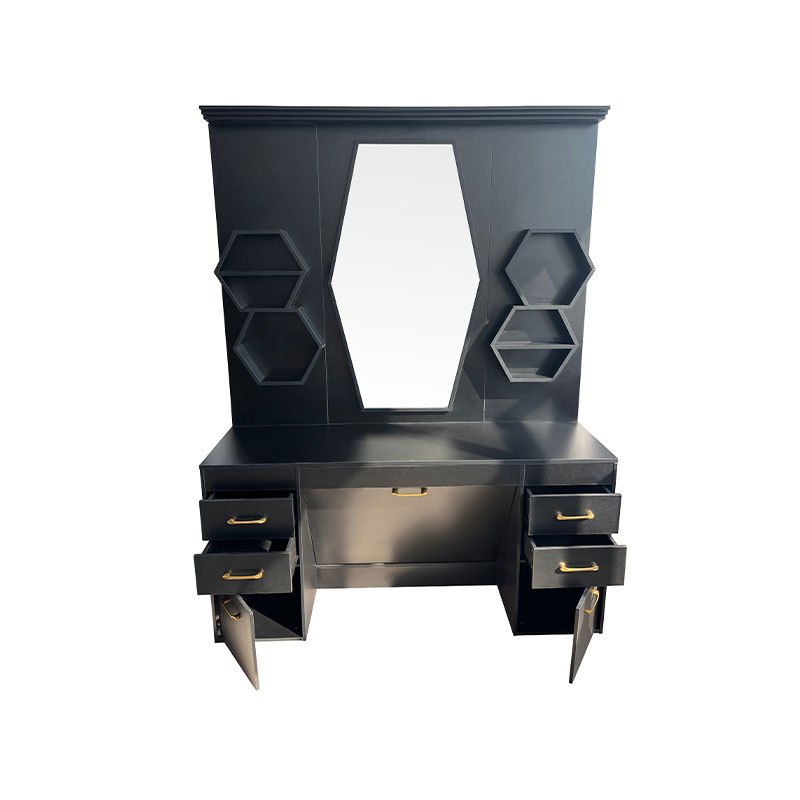 HZ2040 Makeup vanity na may HD lighted mirror vanity desk