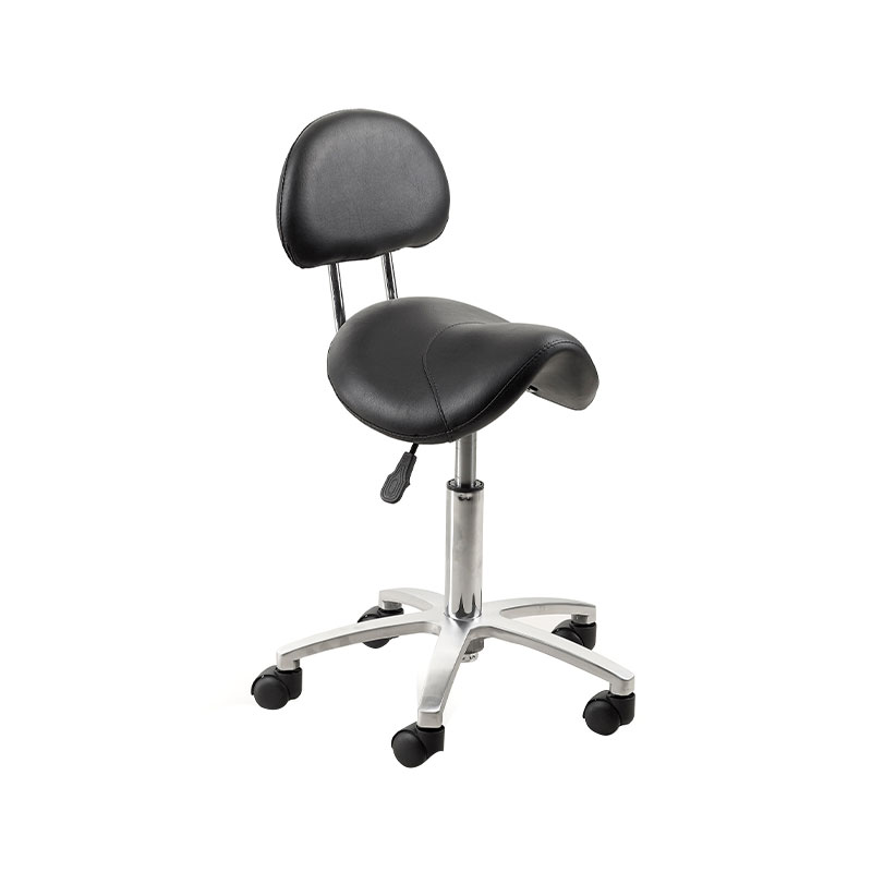 HZ6001 / HZ6001BK / HZ6001W Ergonomic saddle chair na may swivel wheels