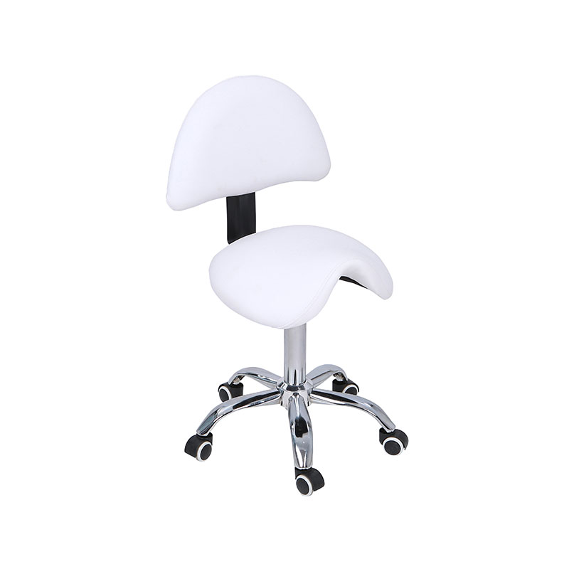 HZ6001 / HZ6001BK / HZ6001W Ergonomic saddle chair na may swivel wheels