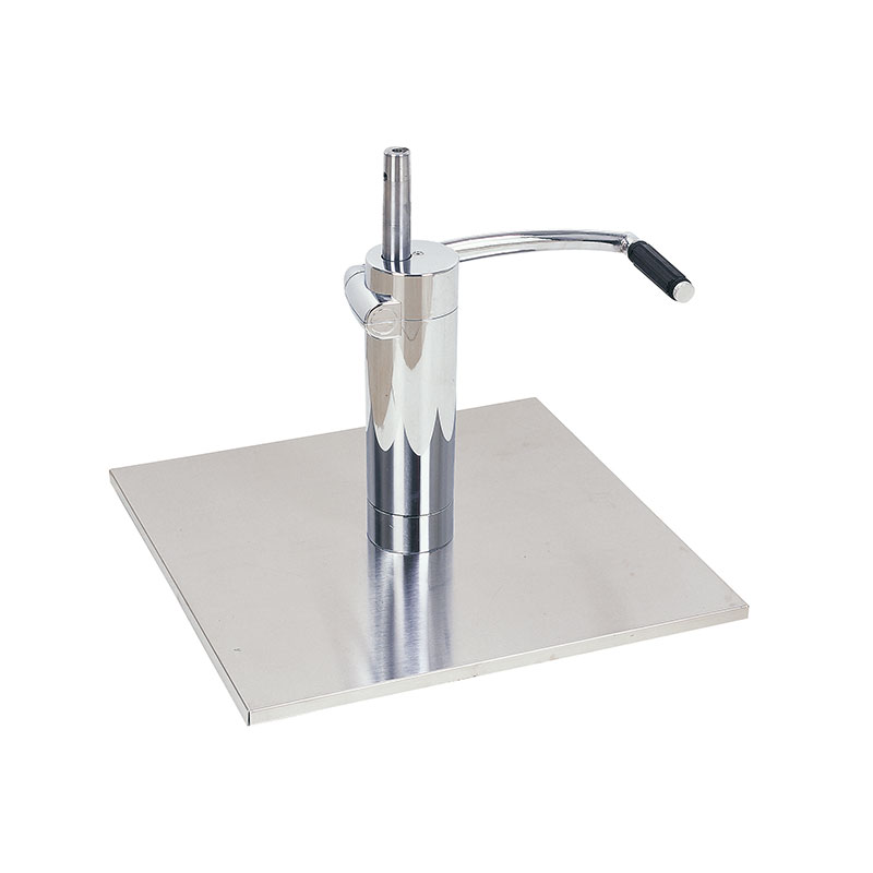 HZ07 Styling chair hydraulic sliver pump na may square base