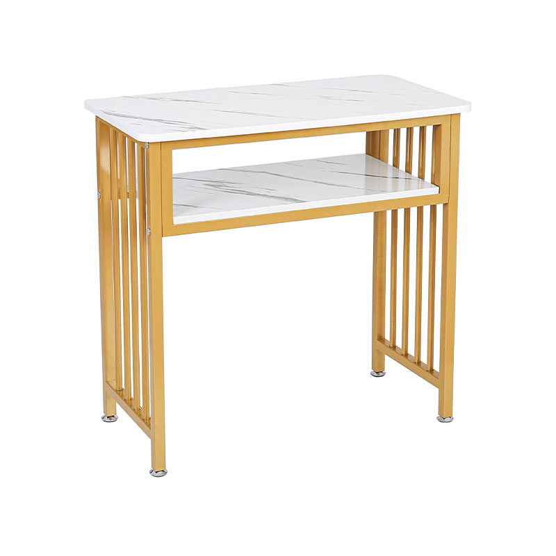 HZ2054 Gold at puting marbling nail desk