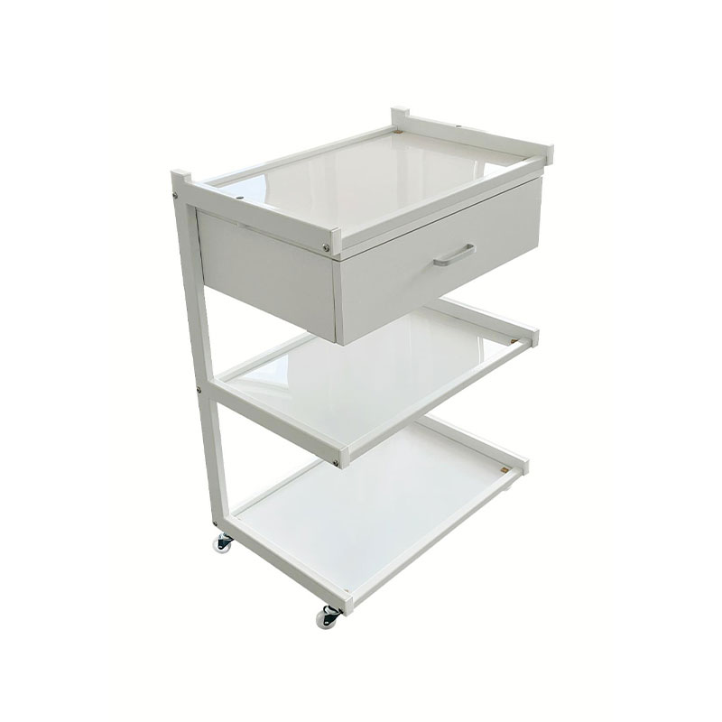 HZ2102 / HZ2103 / HZ2103W Glass countertop hair salon trolley cart