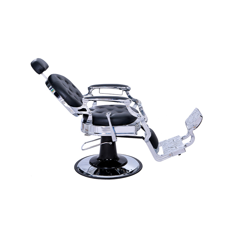 HZ8799SL Silver frame hairdressing salon equipment barber chair