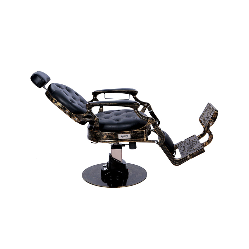 HZ8799DD Antique-style na weathered gilded barber chair