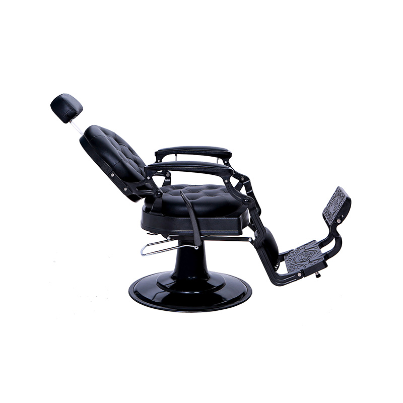 HZ8799PB Black retro hydraulic sloping chair