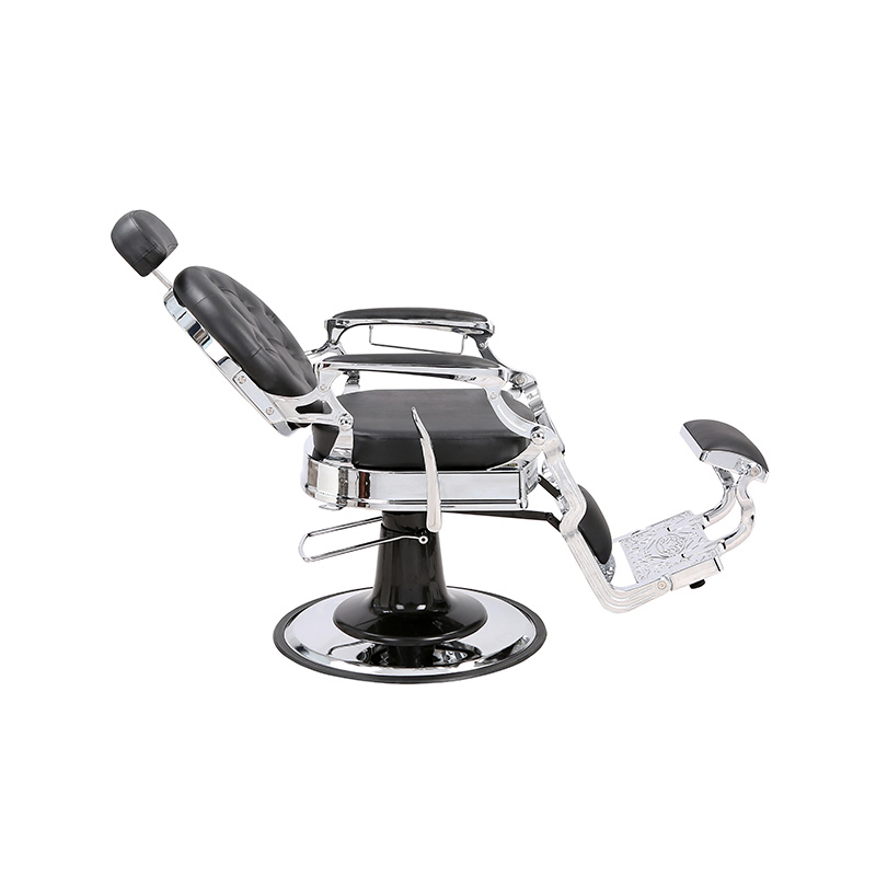 HZ8799S-L Black retro barber chair square cushion