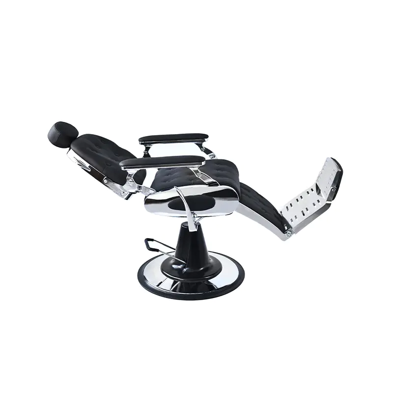 HZ8796BR / HZ8796BK / HZ8796Z Vintage red buckle backrest barbershop barber chair