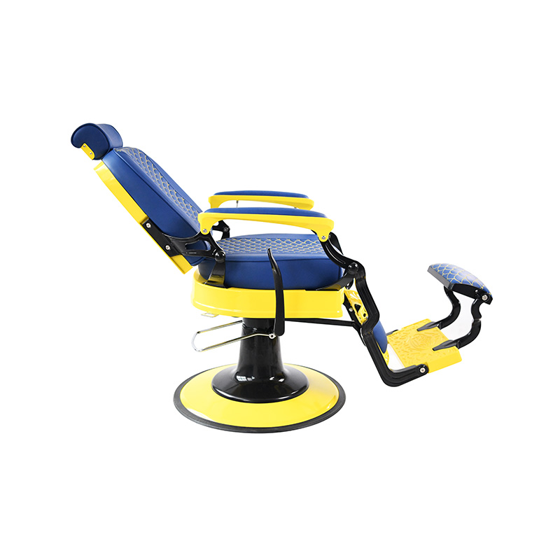 HZ87204 Yellow frame heavy-duty retro barber hydraulic hairdressing chair