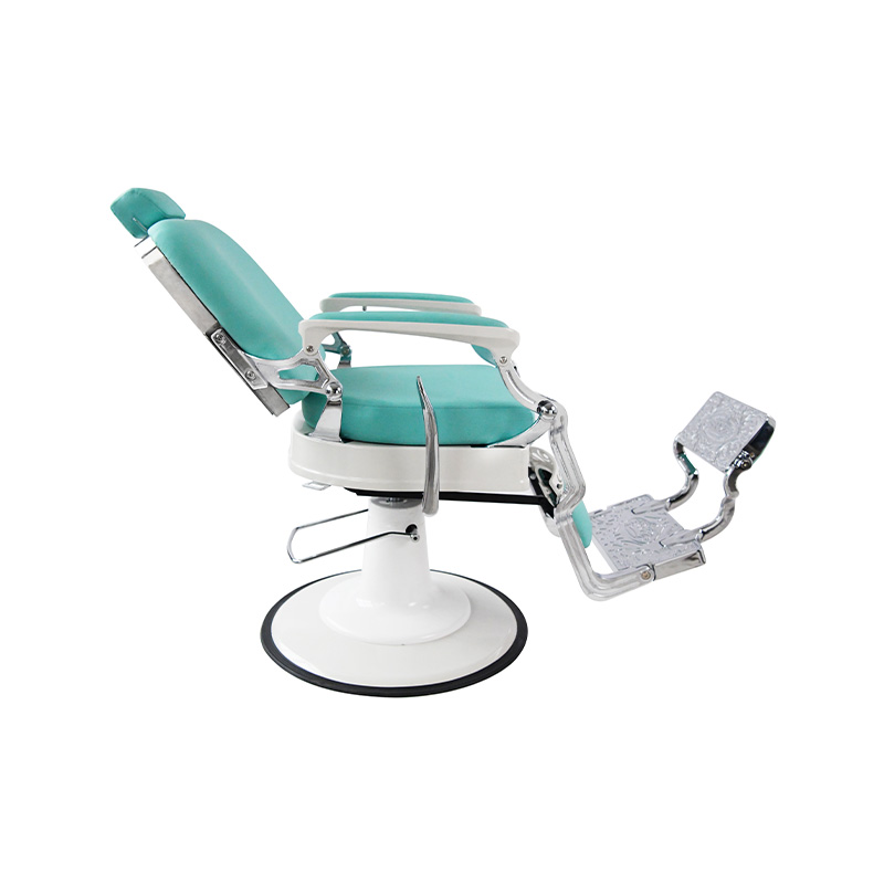 HZ87205Z Lake blue heavy-duty retro barber chair