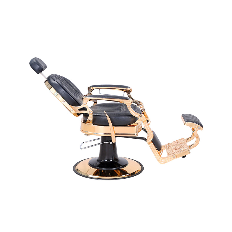 HZHZ8799E Black plaid retro hairdressing chair