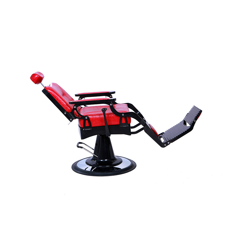 HZ8754RD Vintage style red salon chairs