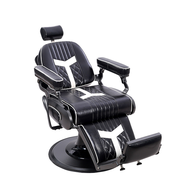 HZ8775 Vintage barber chair na character salon na oil head chair ng lalaki