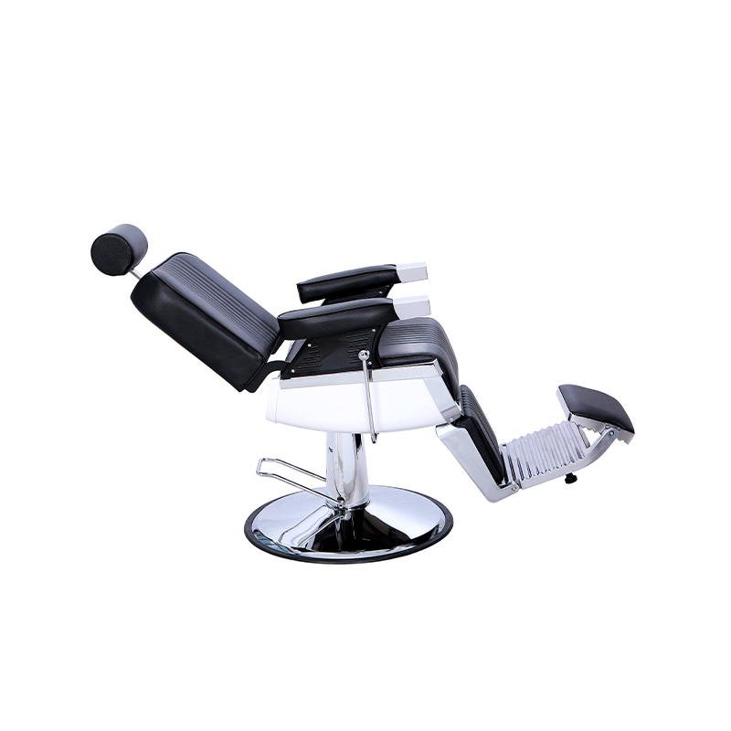 HZ8740BK / HZ8740BR / HZ8740RD / HZ8740BW / HZ8740RW Red hydraulic reclining classic barber chair