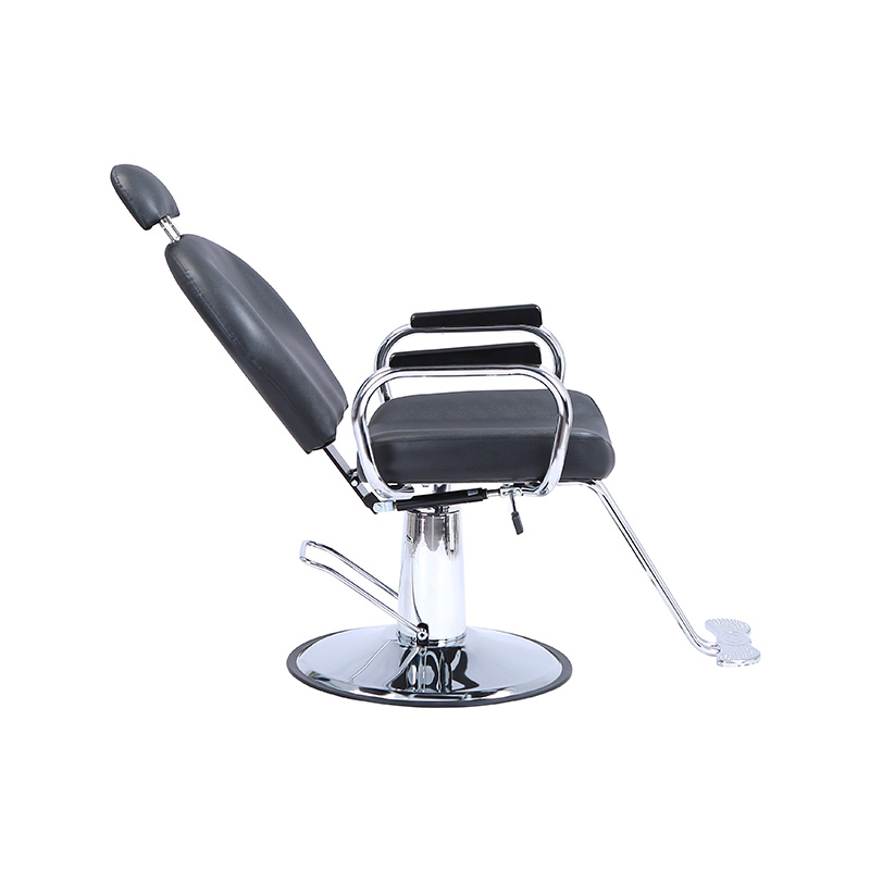 HZ8735 Black classic hydraulic barber chair mabigat na tungkulin