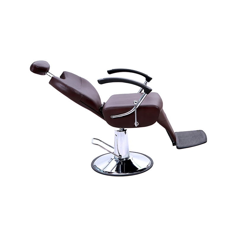 HZ8762RD / HZ8762BR Pula / Itim na leather widened foot pedal hair salon espesyal na upuan