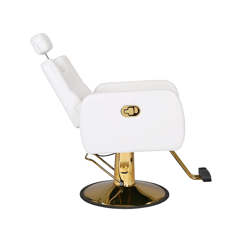HZ88200 White at gold professional black at gold salon chair