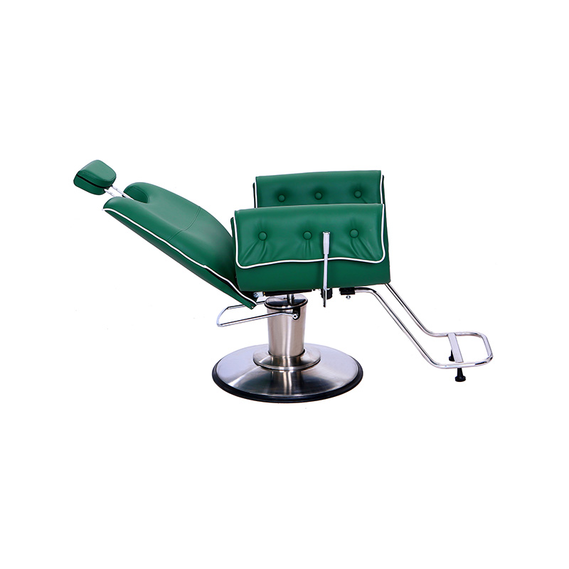 HZ88128 Peacock green hydraulic collapse modelling styling chair