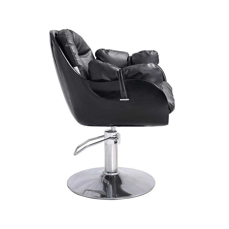 HZ88164Z Itim na kumportableng soft-wrapped hairdressing chair