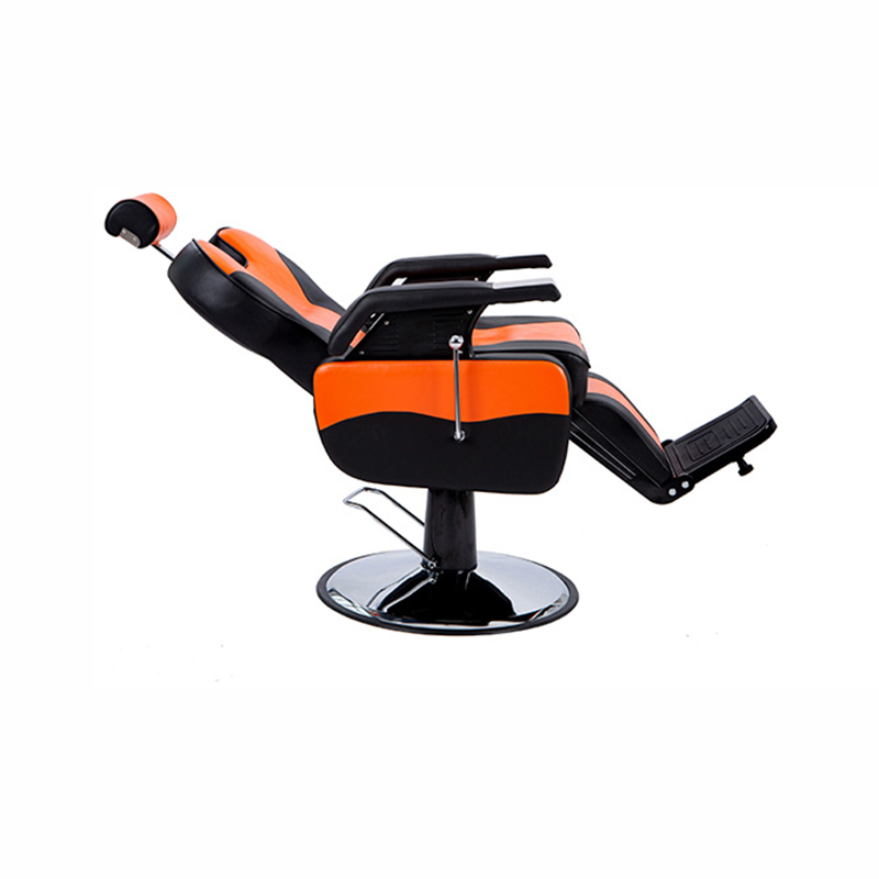 HZ8702DG Black at orange na classic na barber chair