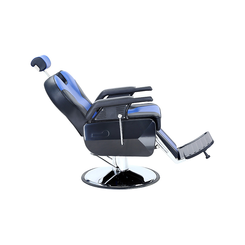 HZ8700BU Asul at itim na hydraulic lifting barber chair