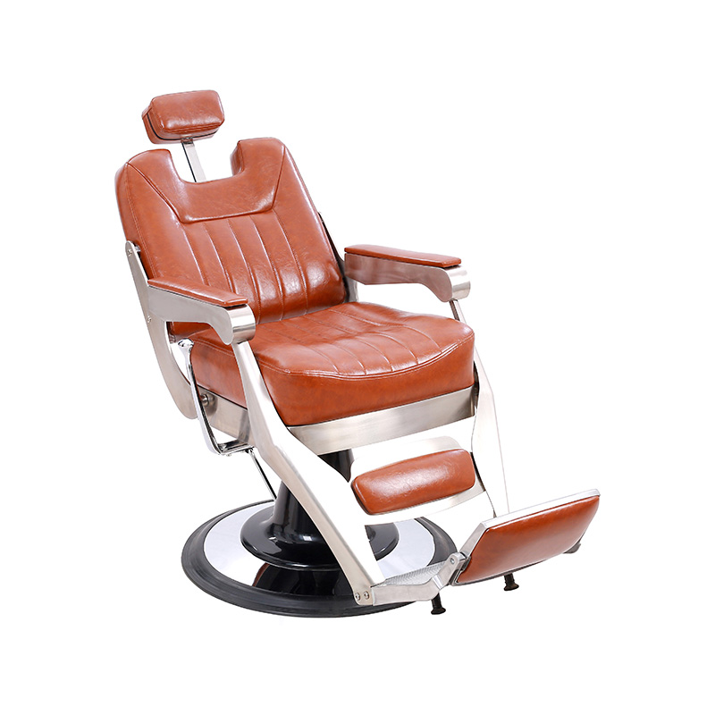 HZ8780A Mapula-pula kayumanggi punk style hydraulic salon hair clipping barber chair