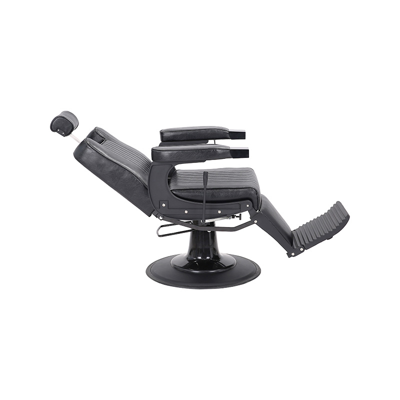 HZ8752 Black all purpose barber chair na may heavy duty pump