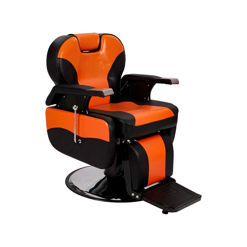 HZ8702DG Black at orange na classic na barber chair