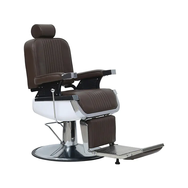 HZ8740BK / HZ8740BR / HZ8740RD / HZ8740BW / HZ8740RW Red hydraulic reclining classic barber chair