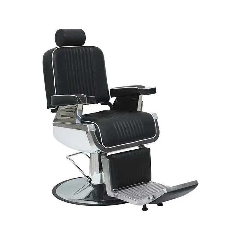 HZ8740BK / HZ8740BR / HZ8740RD / HZ8740BW / HZ8740RW Red hydraulic reclining classic barber chair