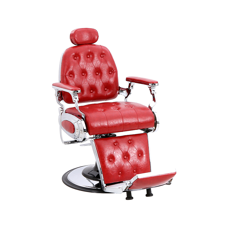 HZ8796BR / HZ8796BK / HZ8796Z Vintage red buckle backrest barbershop barber chair