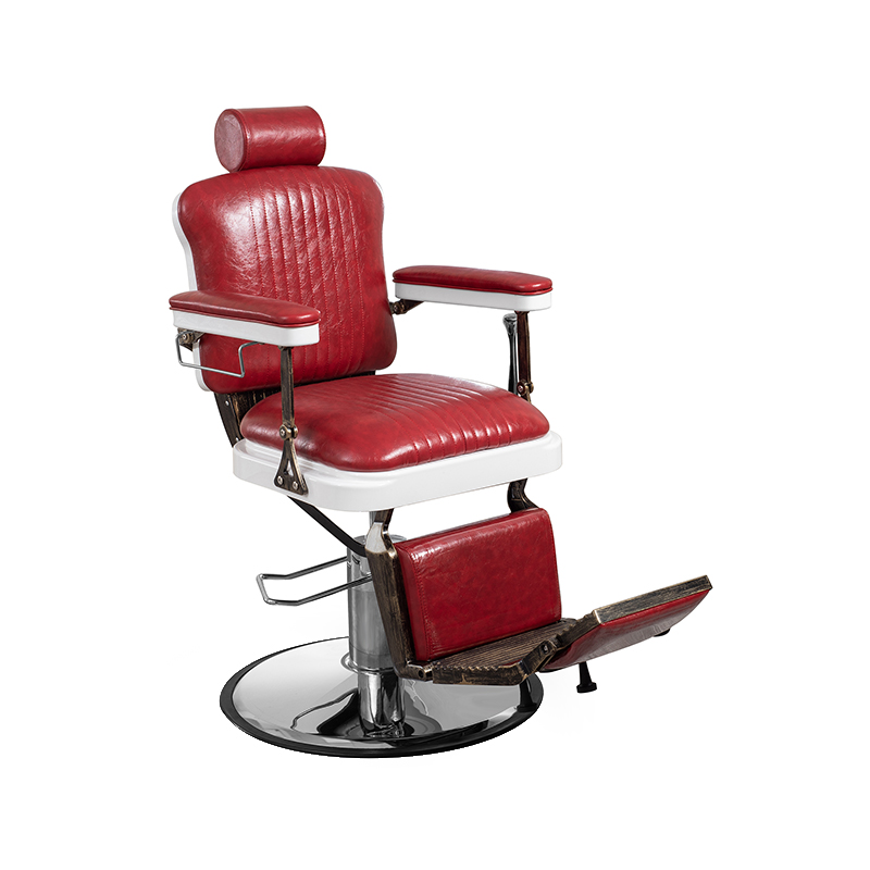 HZ8753BK / HZ8753GR / HZ8753RD Black vintage lincoln barber chair