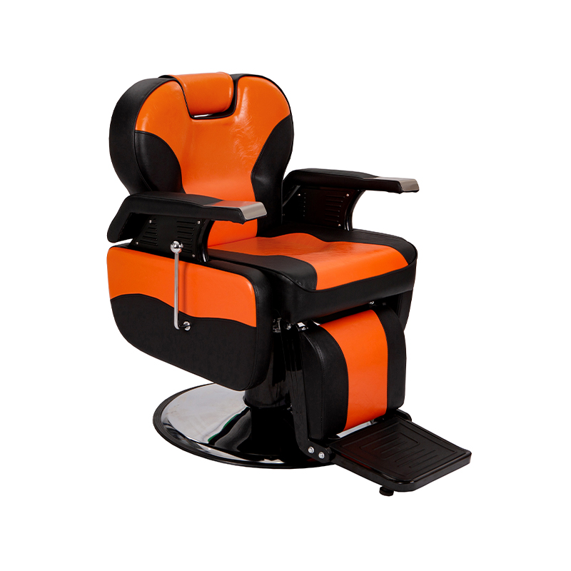 HZ8702D Black classic barber chair reclining hair salon stylist chair