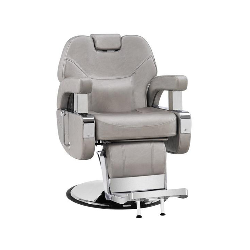 HZ8702E Gray hydraulic recline barber chair