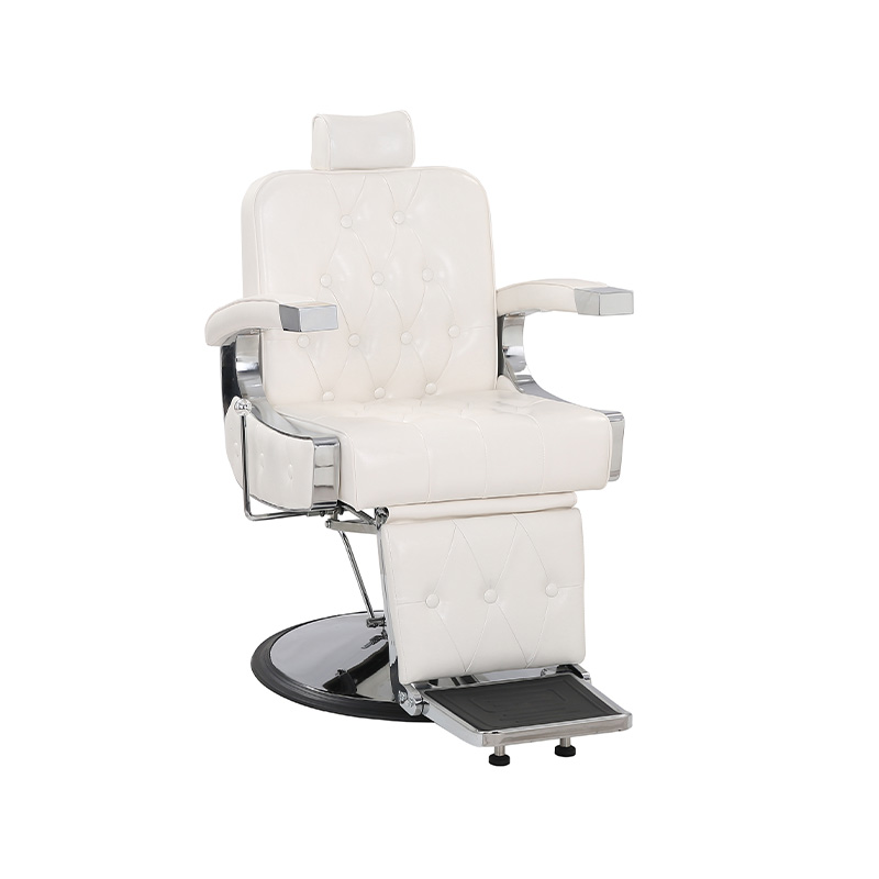 HZ88304Z White vintage barber chair all purpose malawak na dagat