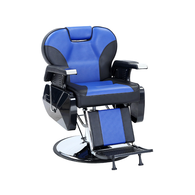 HZ8700BU Asul at itim na hydraulic lifting barber chair