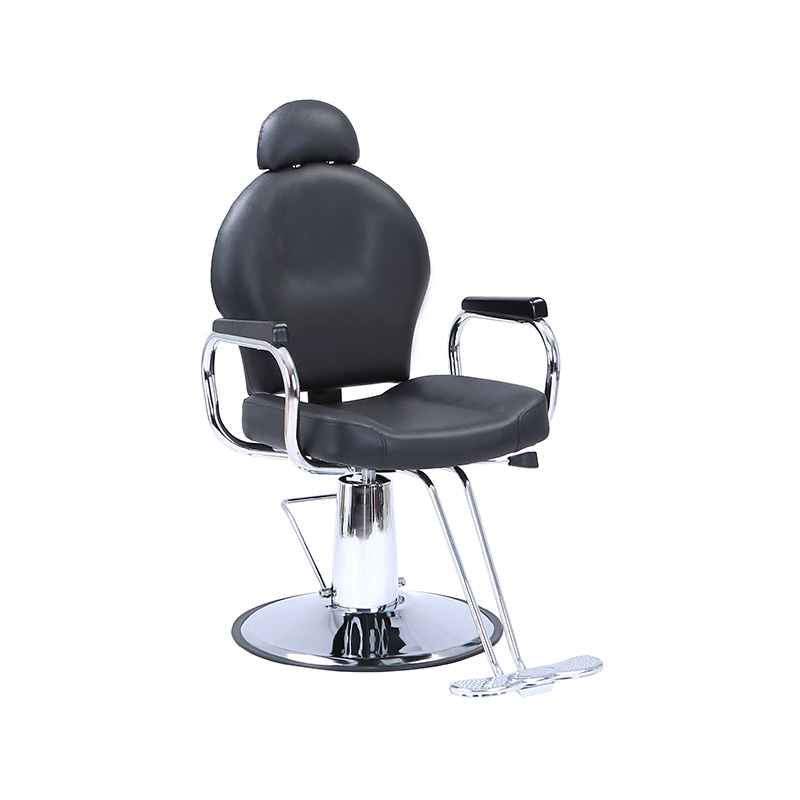 HZ8735 Black classic hydraulic barber chair mabigat na tungkulin